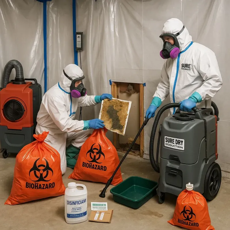 Contaminated Water Handling Protocols process in Somers, CT